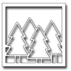 Frantic Stamper Cutting Die - Christmas Tree Square