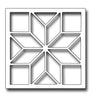 Frantic Stamper Cutting Die - Star Quilt Square