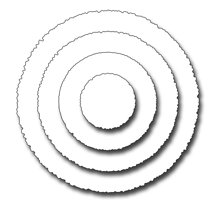 Frantic Stamper Cutting Die - Deckled Circles