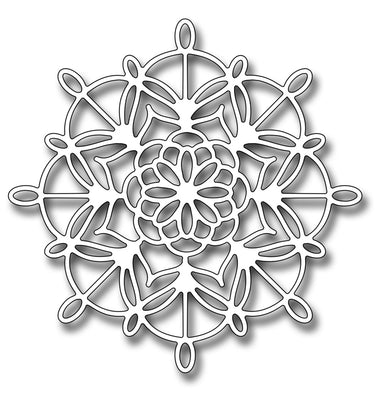 Frantic Stamper Cutting Die - Lace Geometric Flower Doily