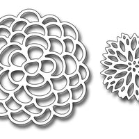 Frantic Stamper Cutting Die - Lacey Blooms Two