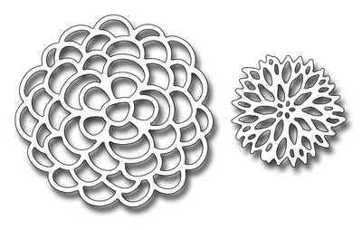 Frantic Stamper Cutting Die - Lacey Blooms Two