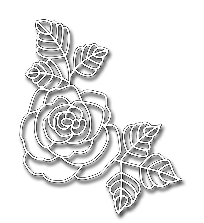 Frantic Stamper Cutting Die - Jumbo Beautiful Rose