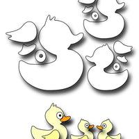 Frantic Stamper Cutting Die - Mom And Baby Ducks