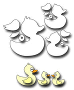 Frantic Stamper Cutting Die - Mom And Baby Ducks