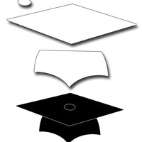 Frantic Stamper Cutting Die - Mortarboard