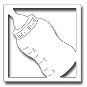 Frantic Stamper Cutting Die - Baby Bottle Square