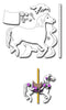 Frantic Stamper Cutting Die - Large Carousel Horse