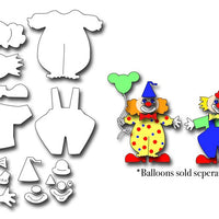 Frantic Stamper Cutting Die - Large Clown Builder