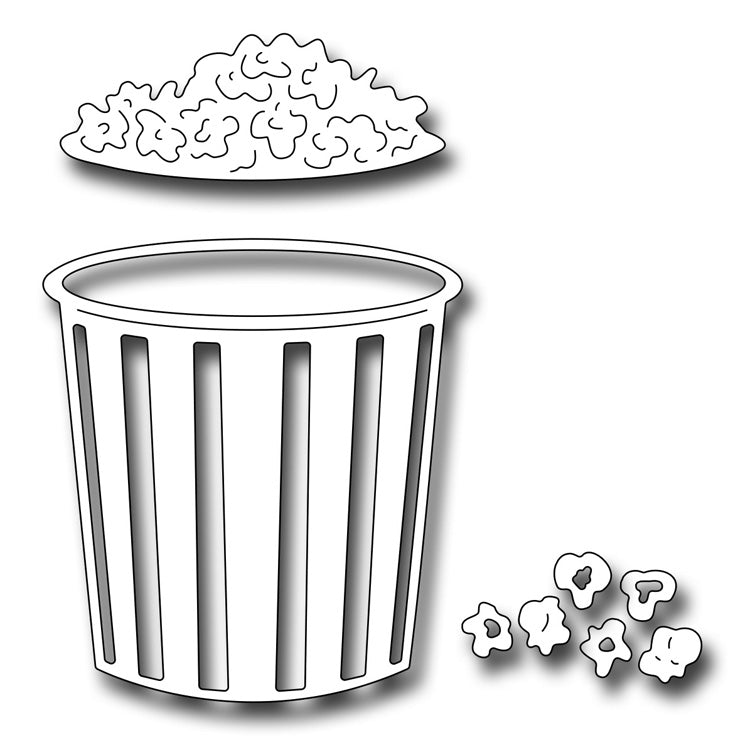 Frantic Stamper Cutting Die - Popcorn