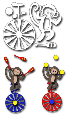 Frantic Stamper Cutting Die - Circus Monkey