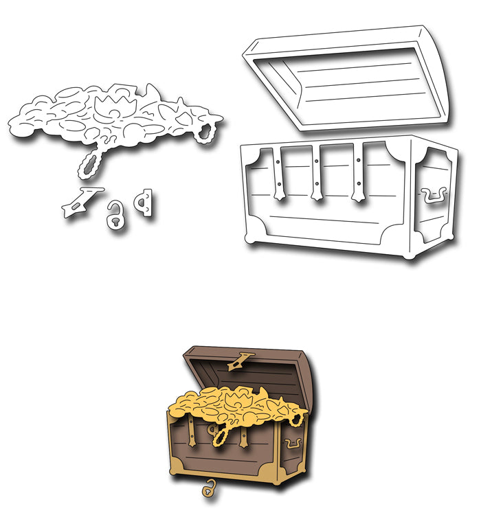 Frantic Stamper Cutting Die - Treasure Chest