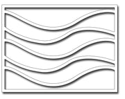Frantic Stamper Cutting Die - Rolling Wave Card Panel