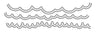 Frantic Stamper Cutting Die - Stitched Waves