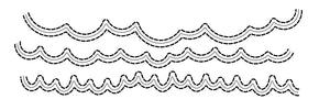Frantic Stamper Cutting Die - Stitched Waves