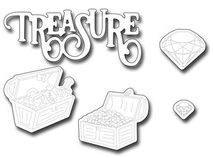 Frantic Stamper Cutting Die - Treasure stamp matchers