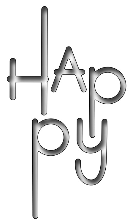 Frantic Stamper Cutting Die - Modern Happy