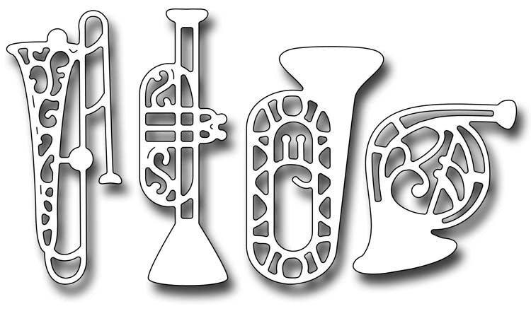 Frantic Stamper Cutting Die - Brass Musical Instruments