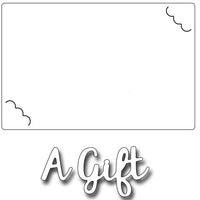 Frantic Stamper Cutting Die - Gift Card Corner Holder