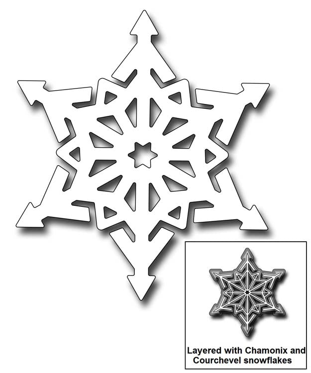 Frantic Stamper Cutting Die - Luchon Snowflake