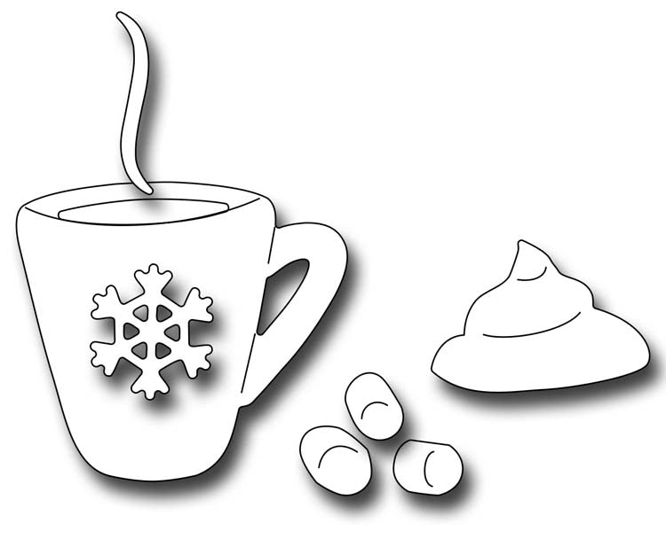 Frantic Stamper Cutting Die - Cup of Cocoa
