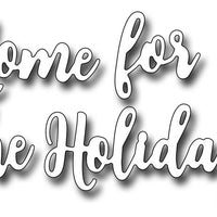 Frantic Stamper Cutting Die - Home For The Holidays