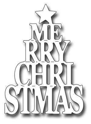 Frantic Stamper Cutting Die - Merry Christmas Tree