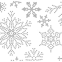 Frantic Stamper Cutting Die - Pinprick Snowflake Background