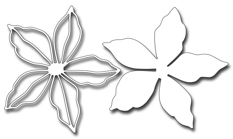 Frantic Stamper Cutting Die - Festive Poinsettia