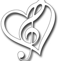 Frantic Stamper Cutting Die - Musical Heart