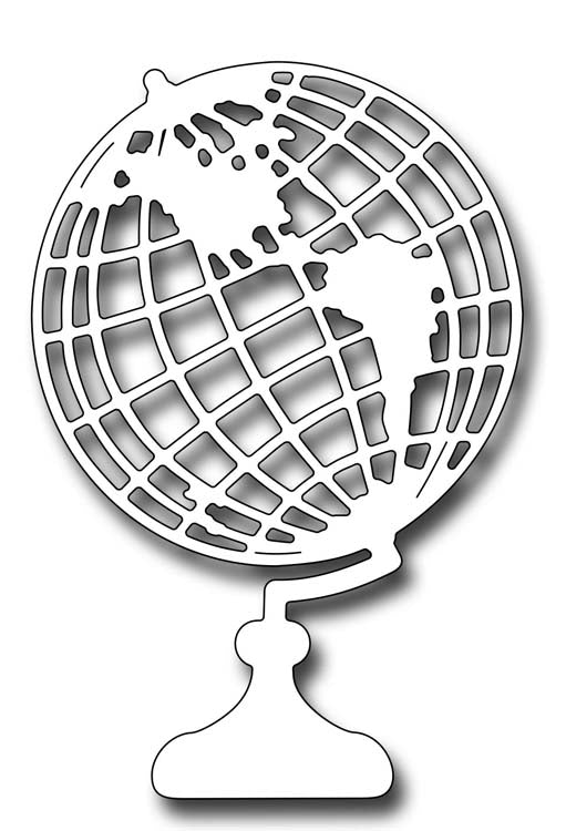 Frantic Stamper Cutting Die - Globe