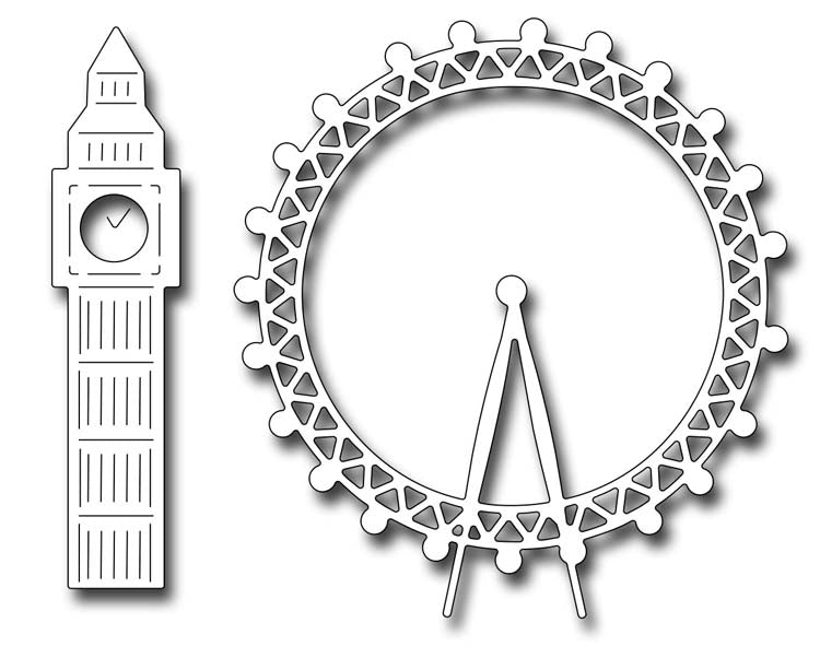 Frantic Stamper Cutting Die - London Landmarks
