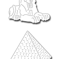 Frantic Stamper Cutting Die - Sphinx and Pyramid