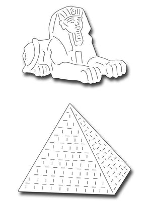 Frantic Stamper Cutting Die - Sphinx and Pyramid