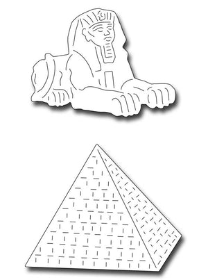 Frantic Stamper Cutting Die - Sphinx and Pyramid