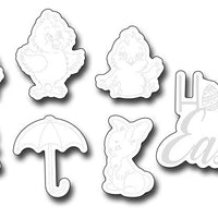 Frantic Stamper Cutting Die - Easter Greetings Stamp Matchers