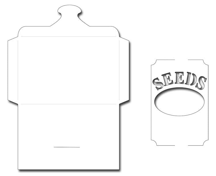 Frantic Stamper Cutting Die - Seed Packet
