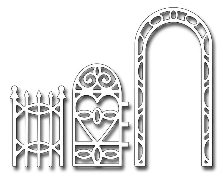 Frantic Stamper Cutting Die - Garden Gate