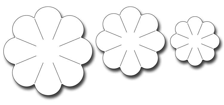 Frantic Stamper Cutting Die - Garden Blossoms #3