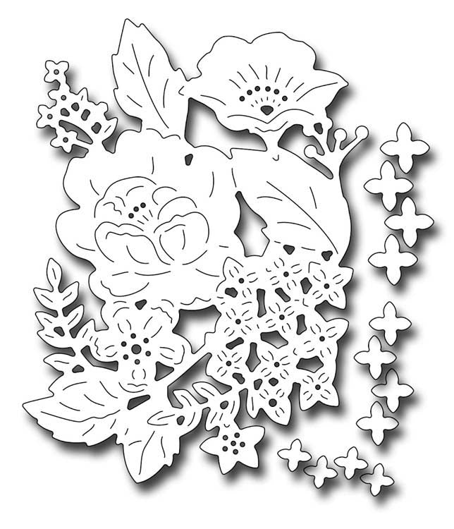 Frantic Stamper Cutting Die - Botanical Spray