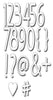 Frantic Stamper Cutting Die - Brooklyn Numbers