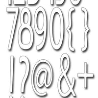 Frantic Stamper Cutting Die - Brooklyn Numbers