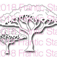 Frantic Stamper Cutting Die - Savannah Trees