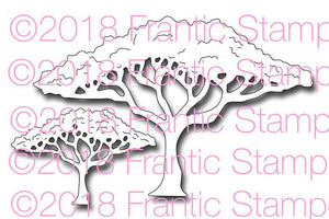 Frantic Stamper Cutting Die - Savannah Trees