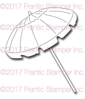 Frantic Stamper Cutting Die - Large Beach Umbrella