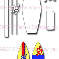 Frantic Stamper Cutting Die - Surfing Safari