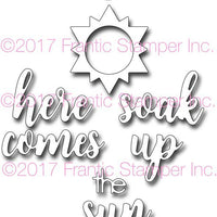 Frantic Stamper Cutting Die - Sun Fun