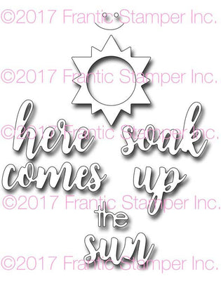 Frantic Stamper Cutting Die - Sun Fun