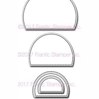 Frantic Stamper Cutting Die - Semi Circle Elementals
