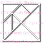 Frantic Stamper Cutting Die - Tangram Mosaic